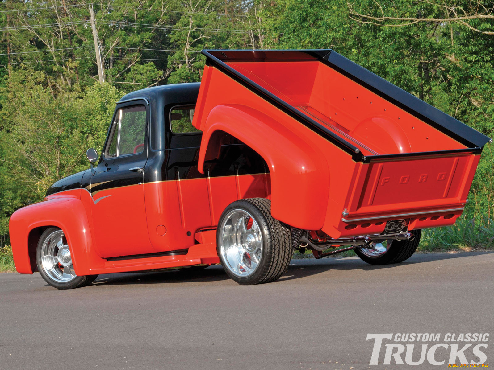 1955, ford, f100, , custom, pick, up